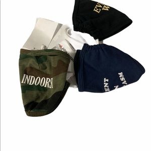 Sub_Urban Riot Adjustable Face Mask 3-Pack Unisex